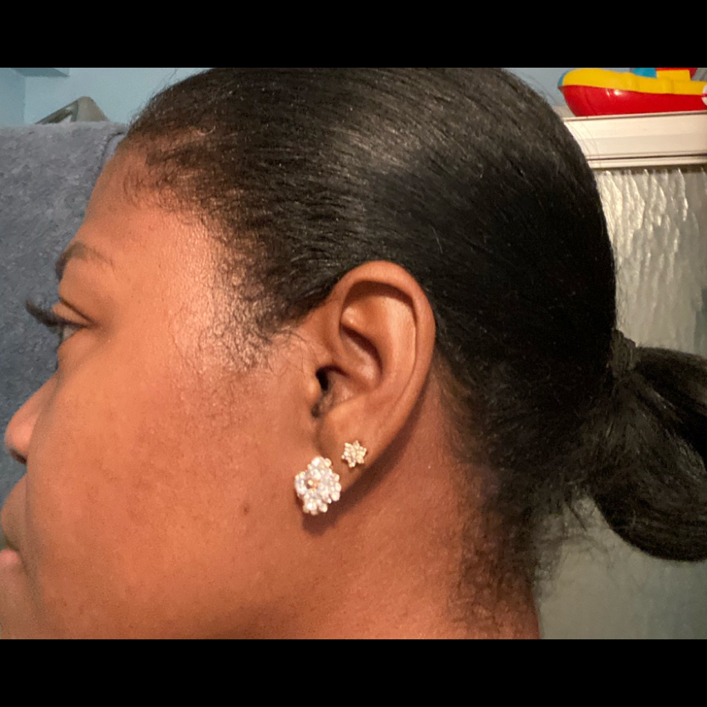 Aurora Fiery Crystal Gold New Stud Earrings